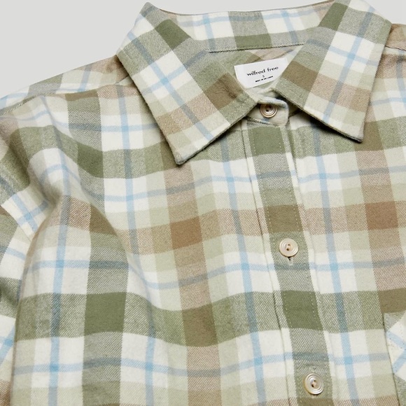 XS Wilfred crop plaid button up - Picture 2 of 2